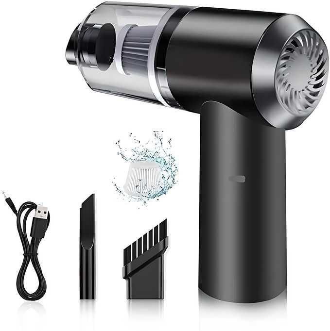 💨 2-in-1 Portable Vacuum Suction Cleaner &amp; Wireless Air Duster 🚀