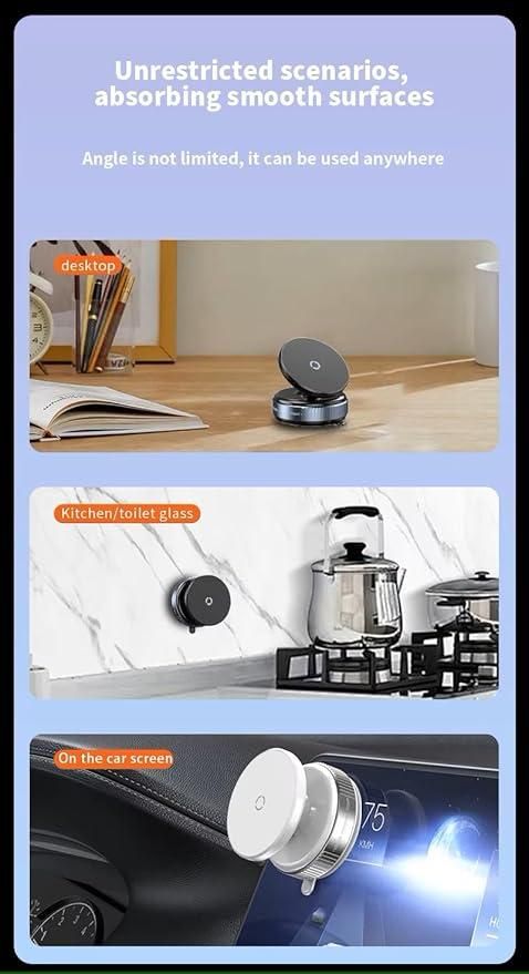 ✨ Magnetic Suction Phone Holder – Hands-Free Convenience Anywhere! 🧲