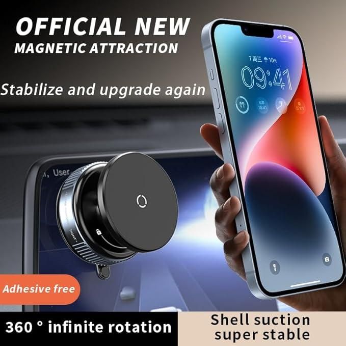 ✨ Magnetic Suction Phone Holder – Hands-Free Convenience Anywhere! 🧲