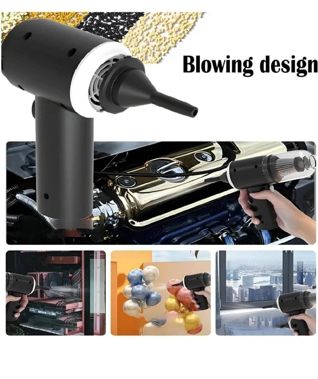 💨 2-in-1 Portable Vacuum Suction Cleaner &amp; Wireless Air Duster 🚀