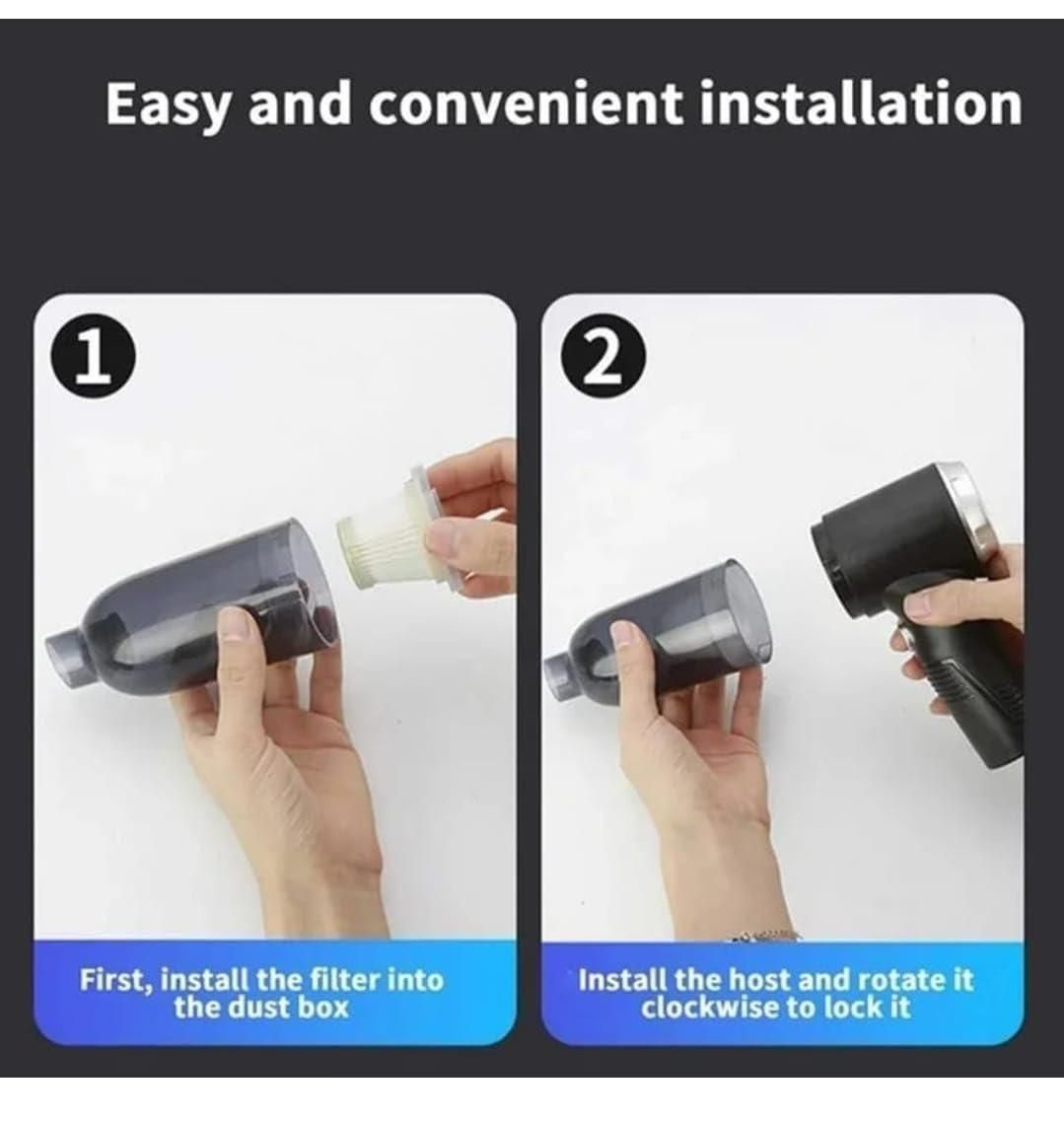 💨 2-in-1 Portable Vacuum Suction Cleaner &amp; Wireless Air Duster 🚀
